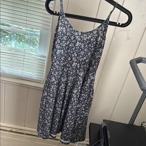 Amazon Floral Print Dress - Black and White